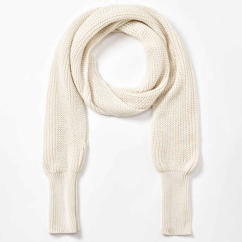 Écharpe châle tricotée épaisse avec manches, tricot doux et chaud, Cardigan, cape, épaule, protection du cou, Pashmina