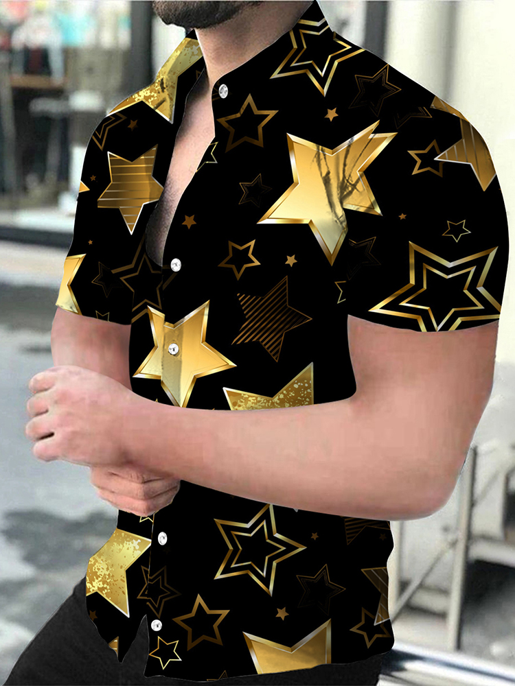 Chemise de luxe hibou impression 3d chemises hommes femmes mode chemisier surdimensionné hommes chemise à revers plage Camisas vêtements pour hommes affaires