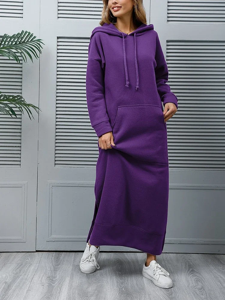 Survêtement à capuche de Turquie pour femmes, robe longue de sport rayée, vêtements de marche, vêtements islamiques musulmans, robe maxi, jogging arabe, 4XL