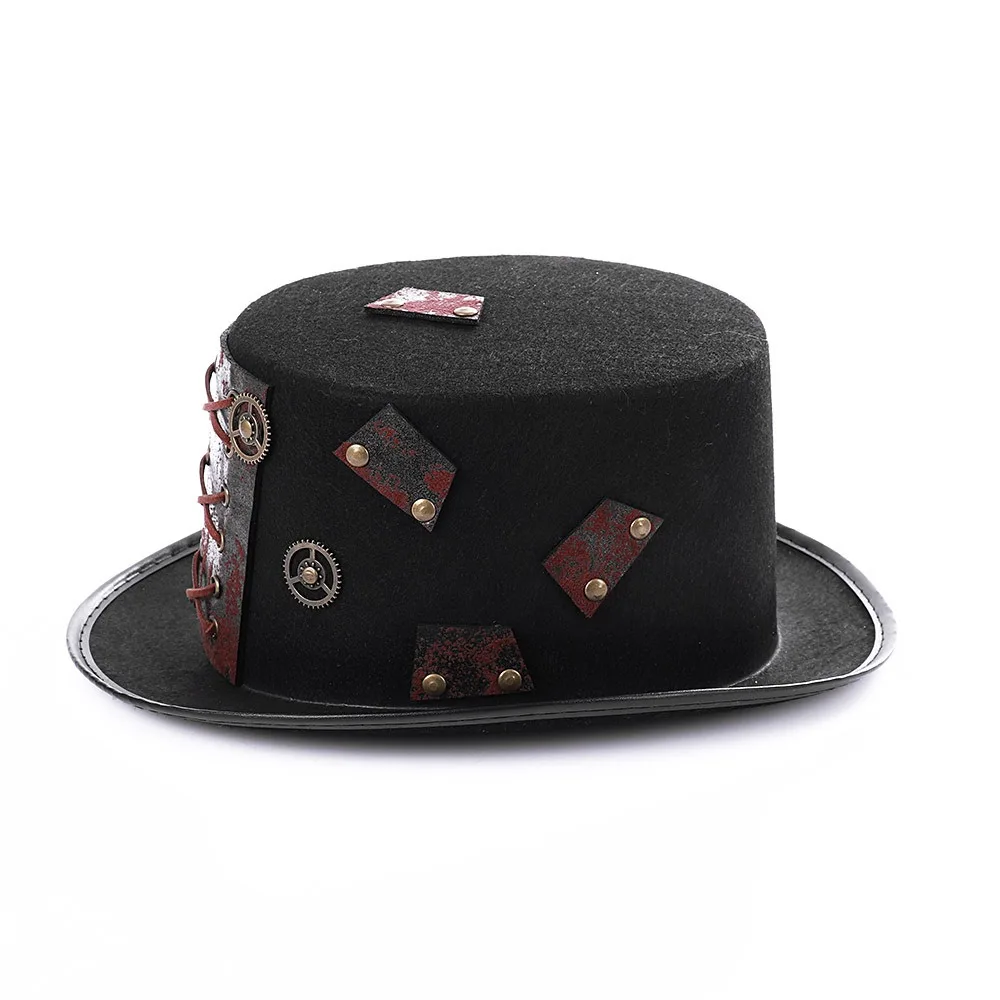 Chapeau rétro Steam Punk pour Festival de musique, couvre-chef à la mode, spectacle de magie, accessoire de Style gothique