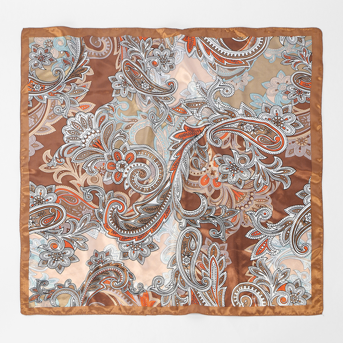 Foulard carré en soie pour femmes, 70x70cm, bandeau pour cheveux, Hijab, bandeau de tête, Bandana lisse