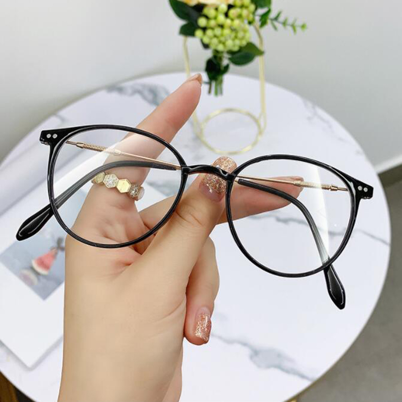 Lunettes rondes Vintage en métal pour femmes et hommes, verres de myopie en résine Flexible Ultra légère, lunettes de Vision à courte vue dioptrie-1.00 ~-6.0