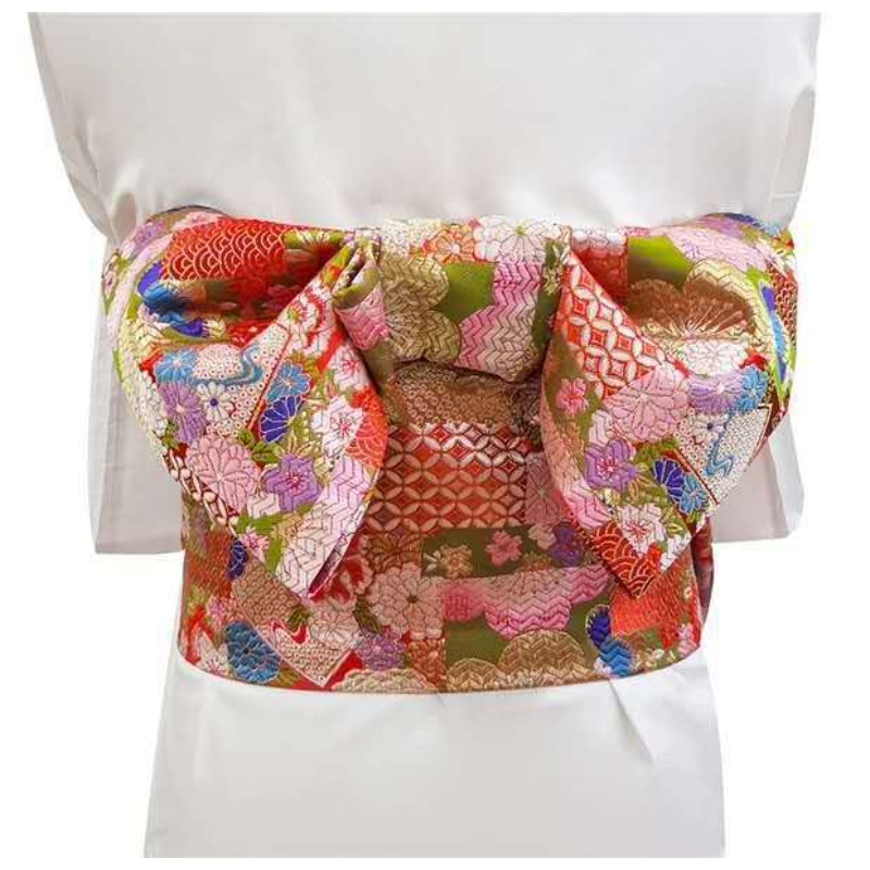 Ceinture de taille Kimono japonais, magnifique ceinture à nœud Yukata façonnant la ceinture traditionnelle stéréotype Photo, peignoir à manches 3/4 de longueur