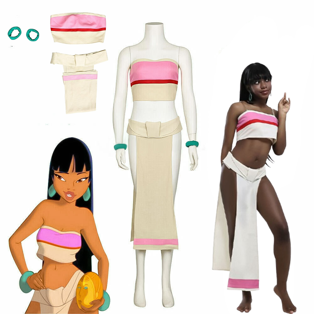 Costume de Cosplay El Dorado Chel, jupe, tenue de chasse au trésor légendaire pour filles, pour fête d'halloween, pour femmes adultes