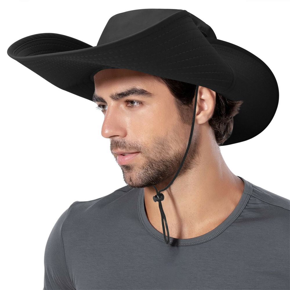 Protection solaire UV hommes femmes été pêche soleil pêcheur chapeau Boonie seau casquette large visière bord chapeau
