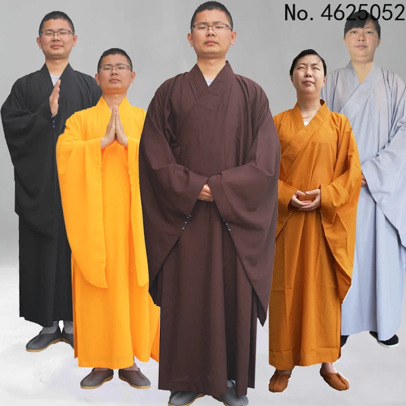 Robe bouddhiste Zen personnalisée, 5 couleurs, Robe de méditation de moine, uniforme d'entraînement de moine, vêtements bouddhistes Setcus