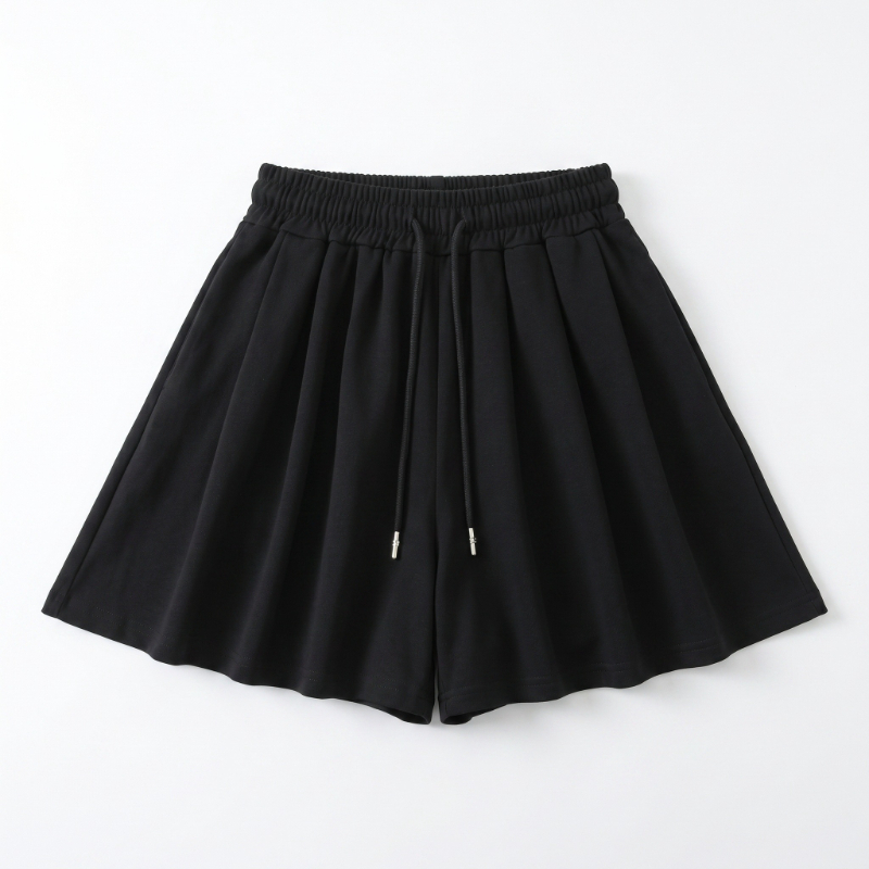 Shorts amples coupe trapèze décontractés et polyvalents, confortables, nouvelle collection été 2026, taille haute, jambes larges, shorts de sport pour femme