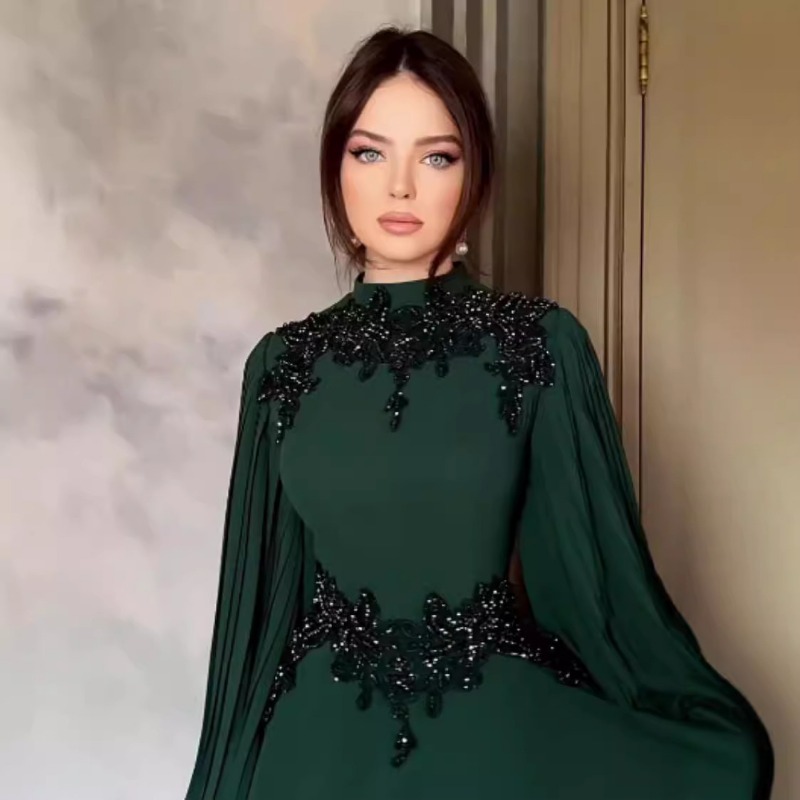 Robe de soirée sexy en dentelle pour femmes, fleur, bord de mode, automne, hiver, nouveau style