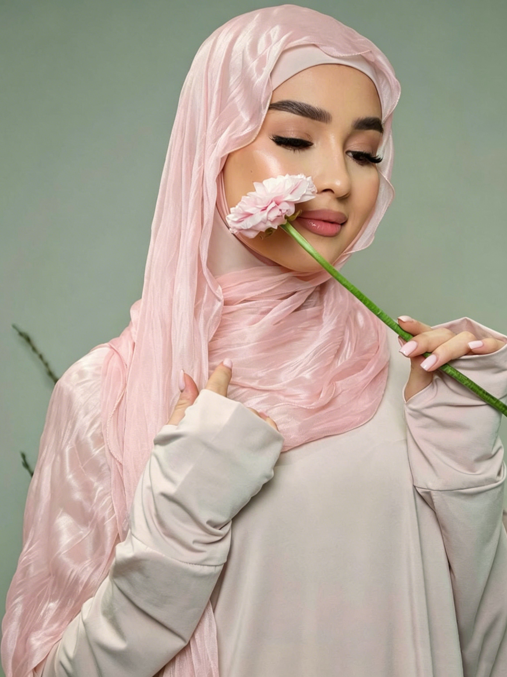 Nouveaux hijabs à bords ondulés pour femmes, foulard uni, doux et extensible, châle léger, turban, hijab Ramadan