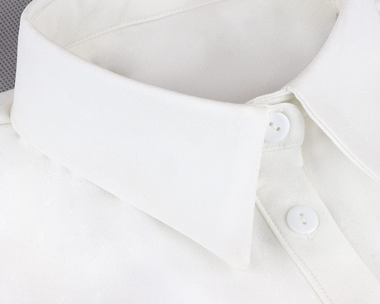 Faux col vintage en mousseline de soie pour femmes, col de chemise amovible, chemisier, pull, haut à revers, accessoires vestisens