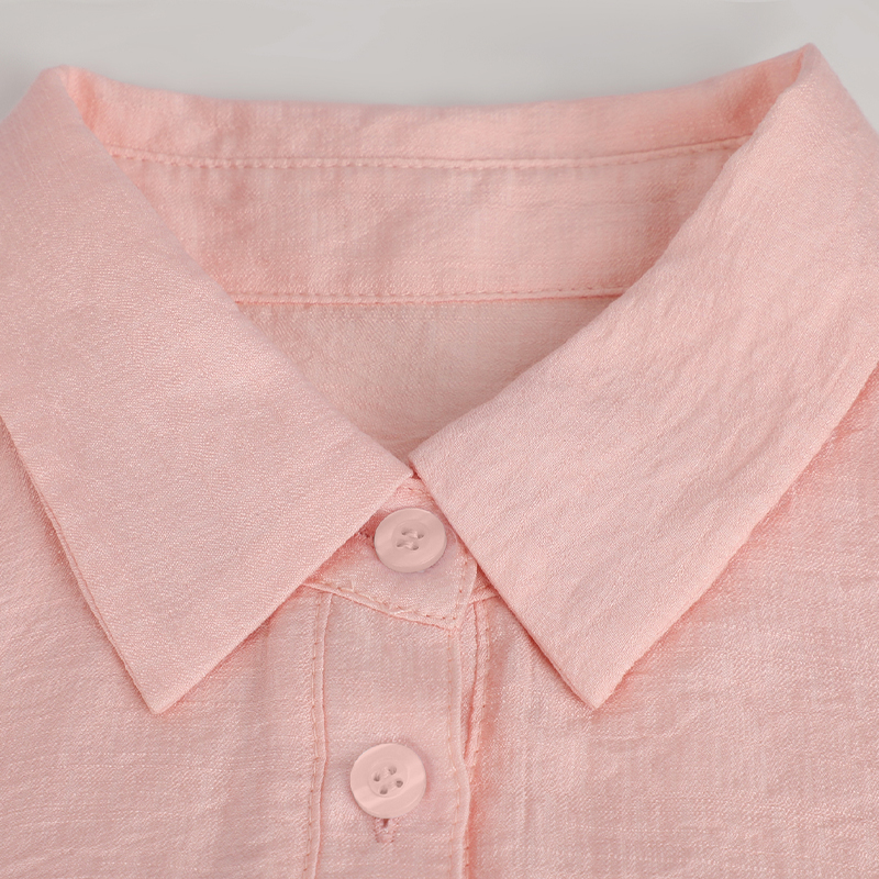 Ensemble 2 Pièces Femme : Blouse et Jupe – Nouvelle Collection Printemps – Style Streetwear Tendance – Col Rabattu Boutonné – Manches Longues – Haut Uni Sexy – Jupe Élégante