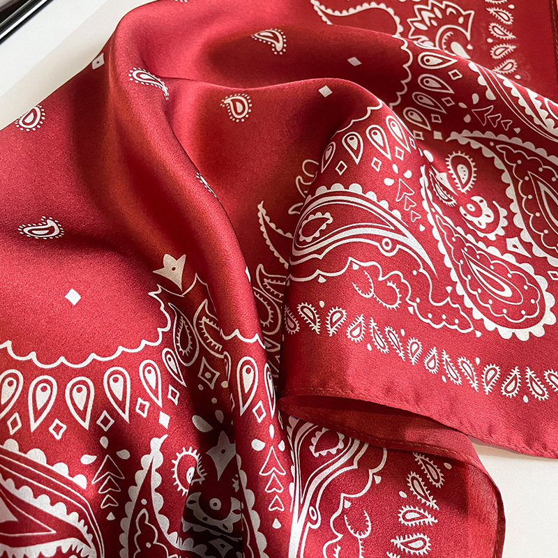 Écharpe 100% Soie Véritable pour Femmes, Foulard Carré, Foulard de Cou, Châle de Poignet, Écharpes pour Dames, Pashmina, Hijab Féminin, Bandana, Bufanda