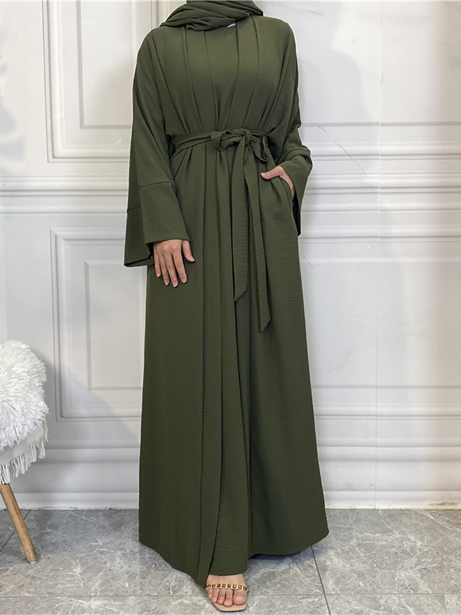 Abayas modestes pour femmes ensembles musulmans turquie caftan Islam vêtements Ramadan Ensembles musulmans Caftan Marocain Femme Hijab Robe