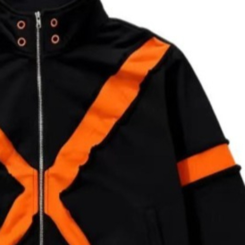 Veste pour hommes Harajuku American Streetwear, manteau à manches longues avec fermeture éclair, coupe ample, décontracté, unisexe, tendance de la mode, nouveau