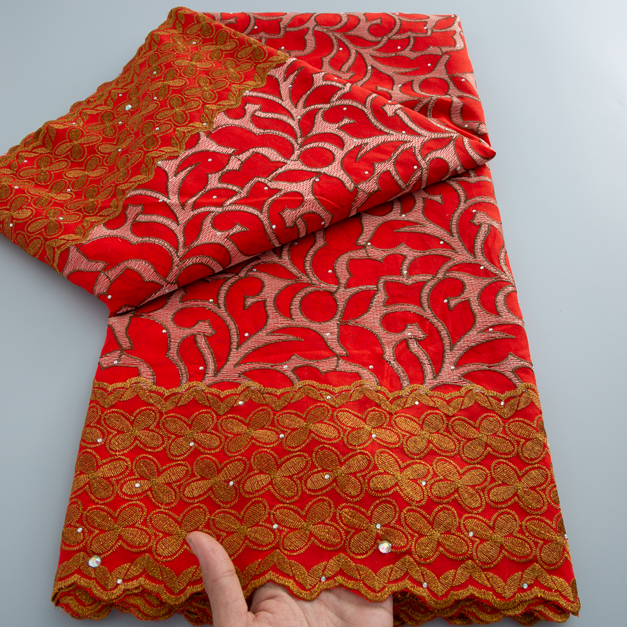 Tissu de dentelle nigériane africaine originale 2026, tissu de dentelle en tulle de coton de haute qualité pour robe de mariée, tissu de dentelle suisse en voile pour la couture