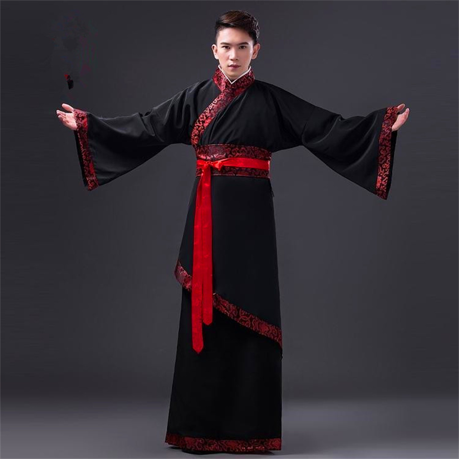 Costumes Hanfu de la dynastie Tang pour hommes, avant scène, empereur Han, style chinois Hanfu, vêtements traditionnels chinois pour hommes Cosplay