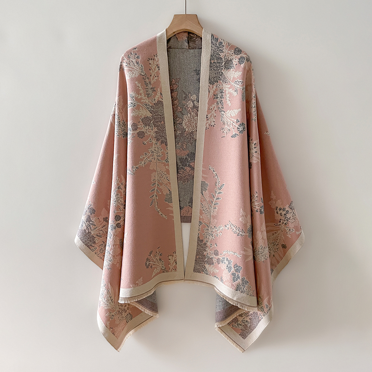 Châle chaud femmes écharpe de luxe cachemire hiver couverture enveloppes décontracté imprimé fleuri Pashmina Bufanda voyage Poncho étoles Echarpe