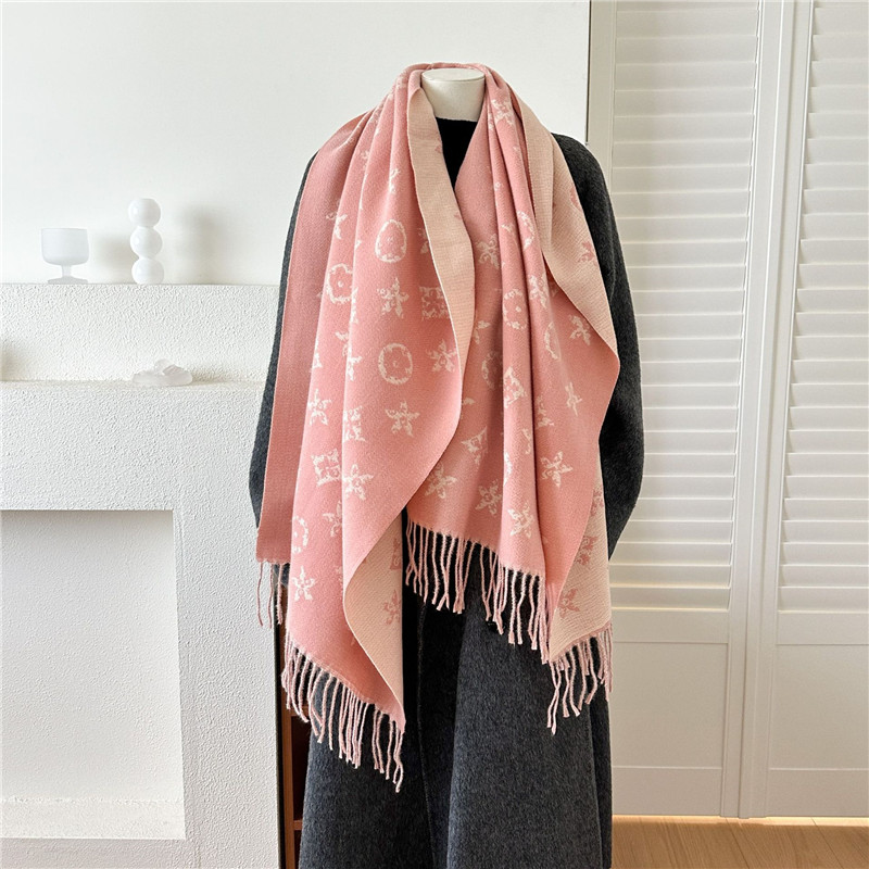 65*180 cm Imitation cachemire écharpe châle hiver chaud foulard châles imprimé motif foulards pour les femmes garder la chaleur cou enveloppes