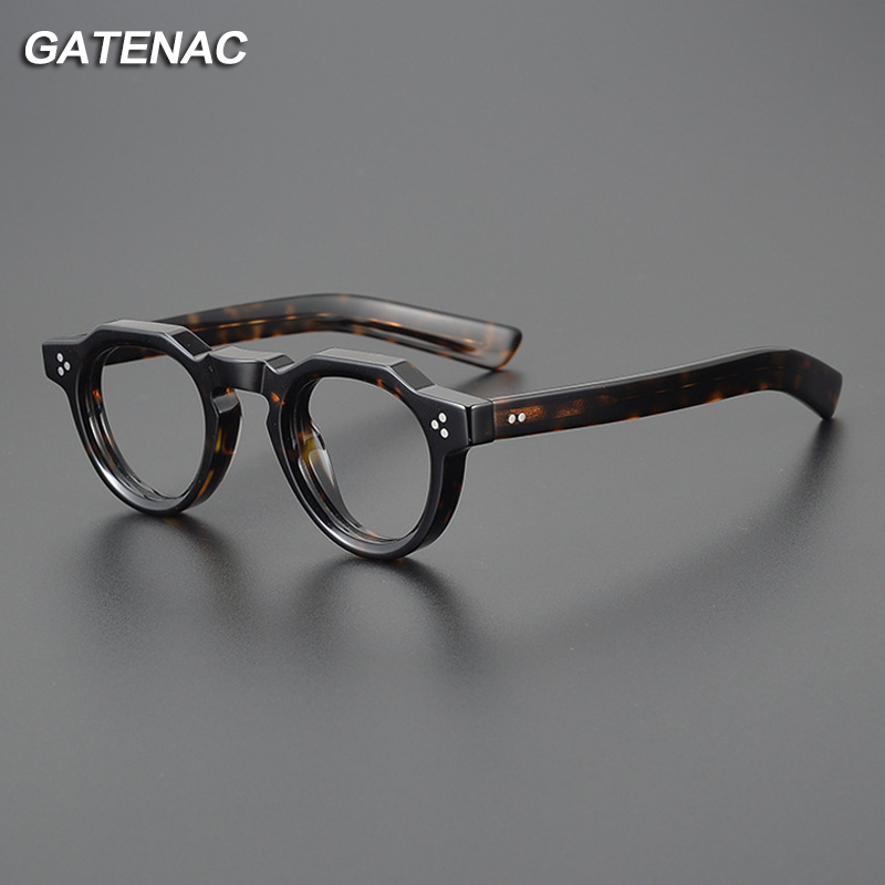 Vintage acétate lunettes cadre hommes rétro Prescription myopie lunettes cadre femmes petit visage marque de luxe lunettes de créateur