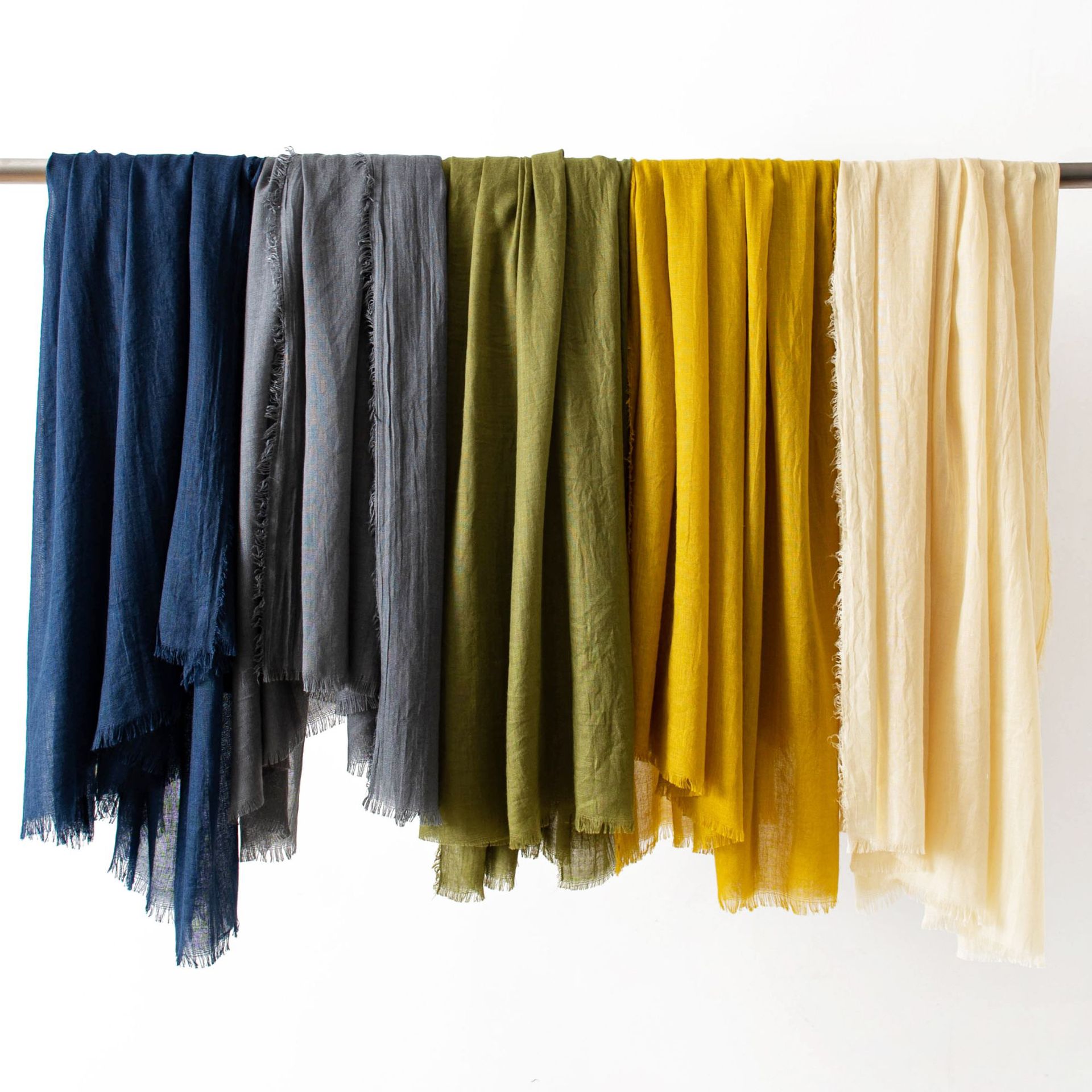 Écharpe en coton et lin pour femme, 69 couleurs, 190*100cm, couleur unie, simple, châle de protection solaire, pour voyage, extérieur, hijab, foulard