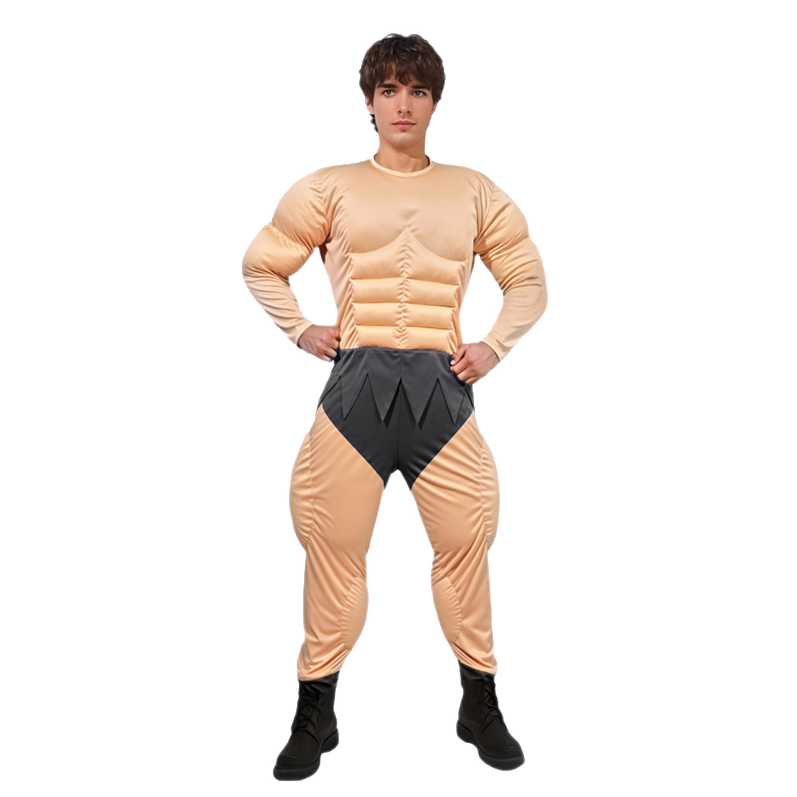 Costume de musculation pour adultes et enfants, tenue de bodybuilder fantaisie, combinaison de lève-poids pour Halloween, cosplay, spectacle et cadeau