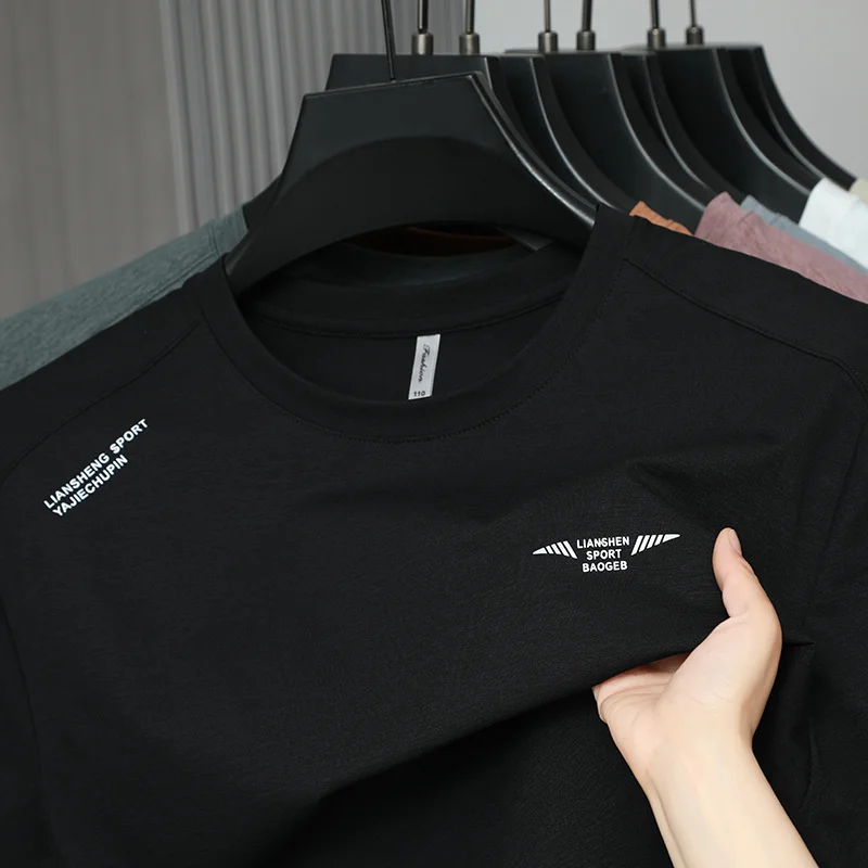Nouveau T-shirt coréen décontracté à manches courtes et col rond pour homme 2026 – Haut polyvalent, tendance et confortable pour l'été