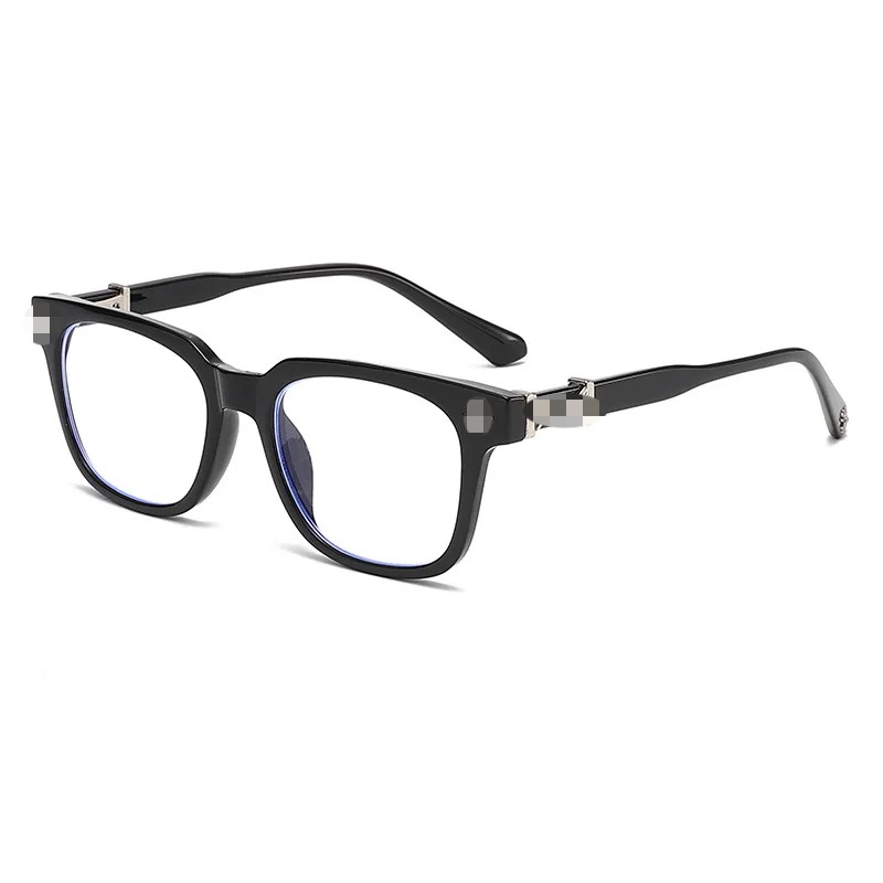 Lunettes anti-lumière bleue classiques carrées pour hommes et femmes, monture noire et transparente, unisexe, pour ordinateur, lunettes pour femmes