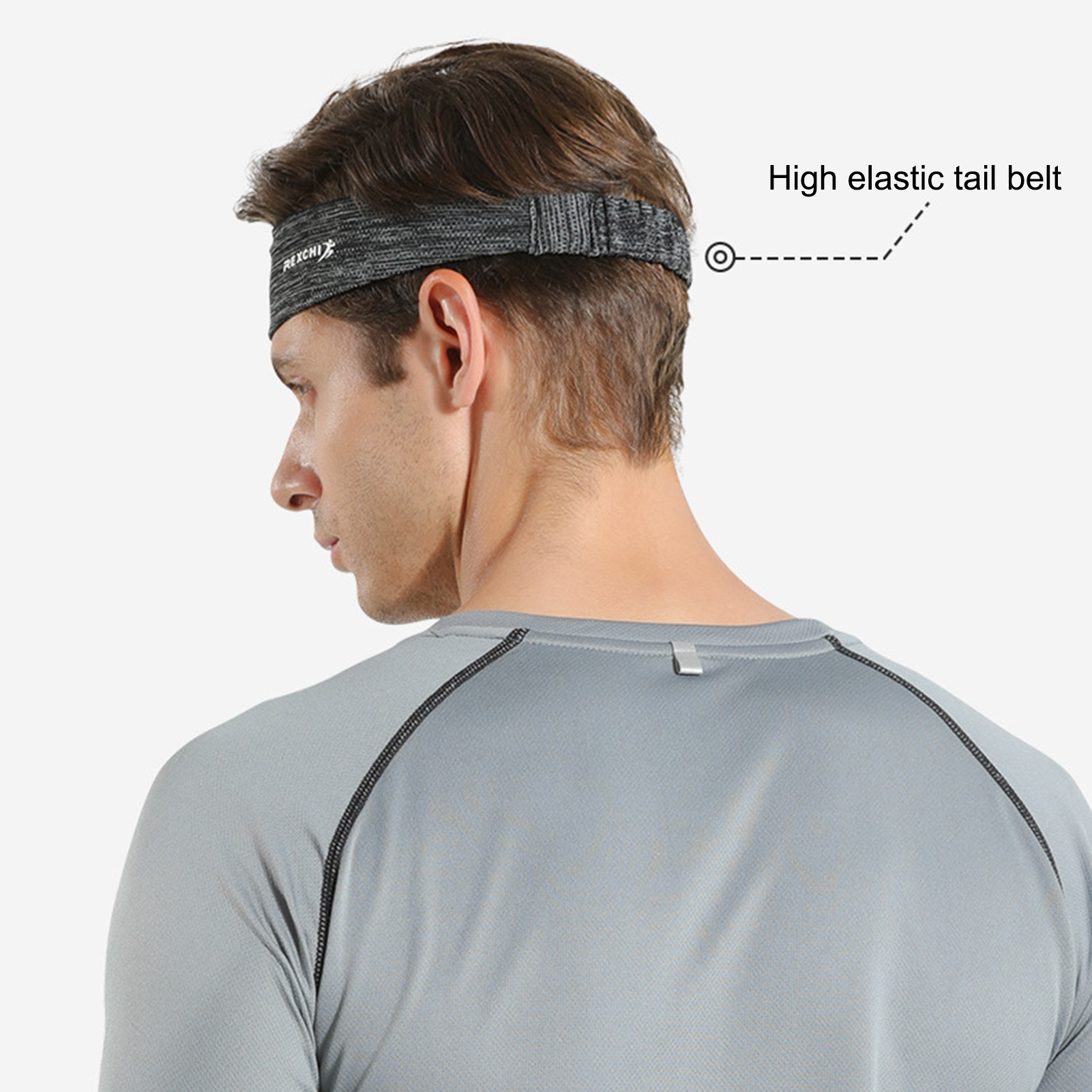 Bandeau de sport d'été respirant, bandeau de fitness anti-transpiration, bandeau de tennis élastique antidérapant, bandeau de course léger anti-transpiration