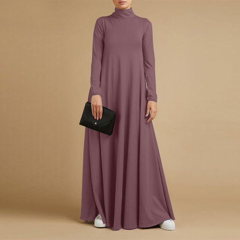 Abaya noire à manches longues pour femmes et filles, robe de Dubaï, robe de soirée arabe, vêtements du Bangladesh, populaire, indépendant, automne