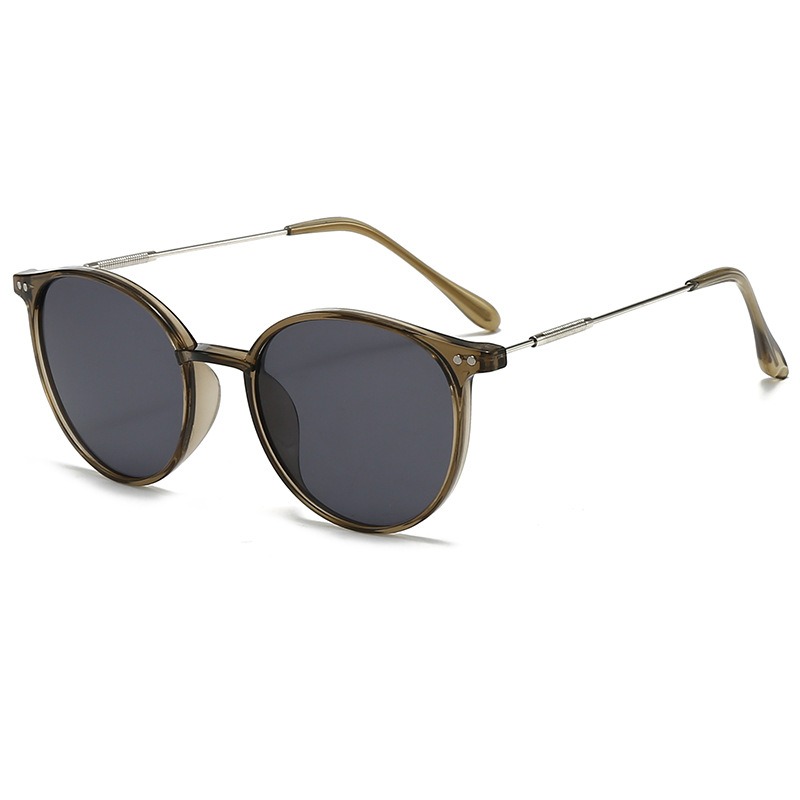 Lunettes de soleil rondes vintage pour femmes, lunettes de soleil de marque de luxe pour hommes, lunettes de soleil pour la pêche en plein air, protection UV