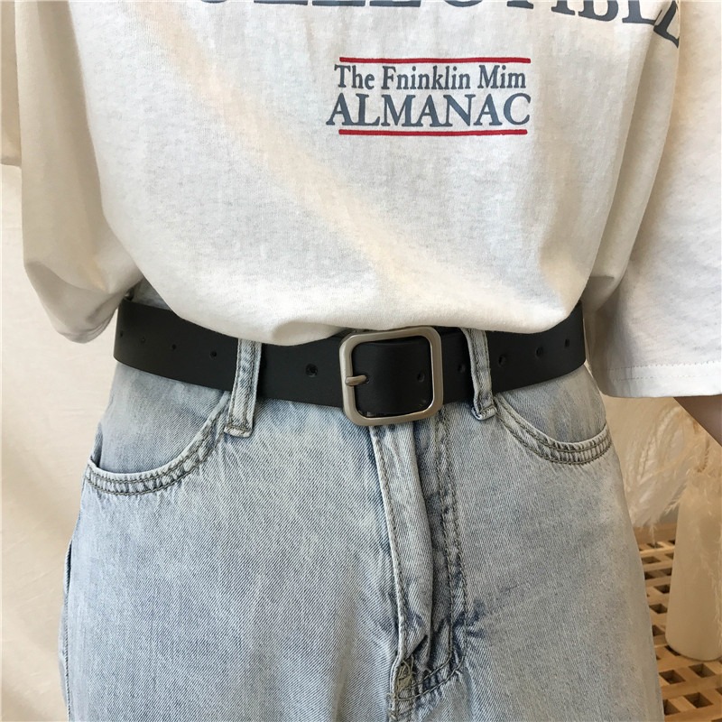 Ceinture pour pantalon femme, ceintures de créateur décontractées et tendance pour femme, ceinture noire, marron, blanche pour jeans, ceinture de taille féminine, sangle BF20