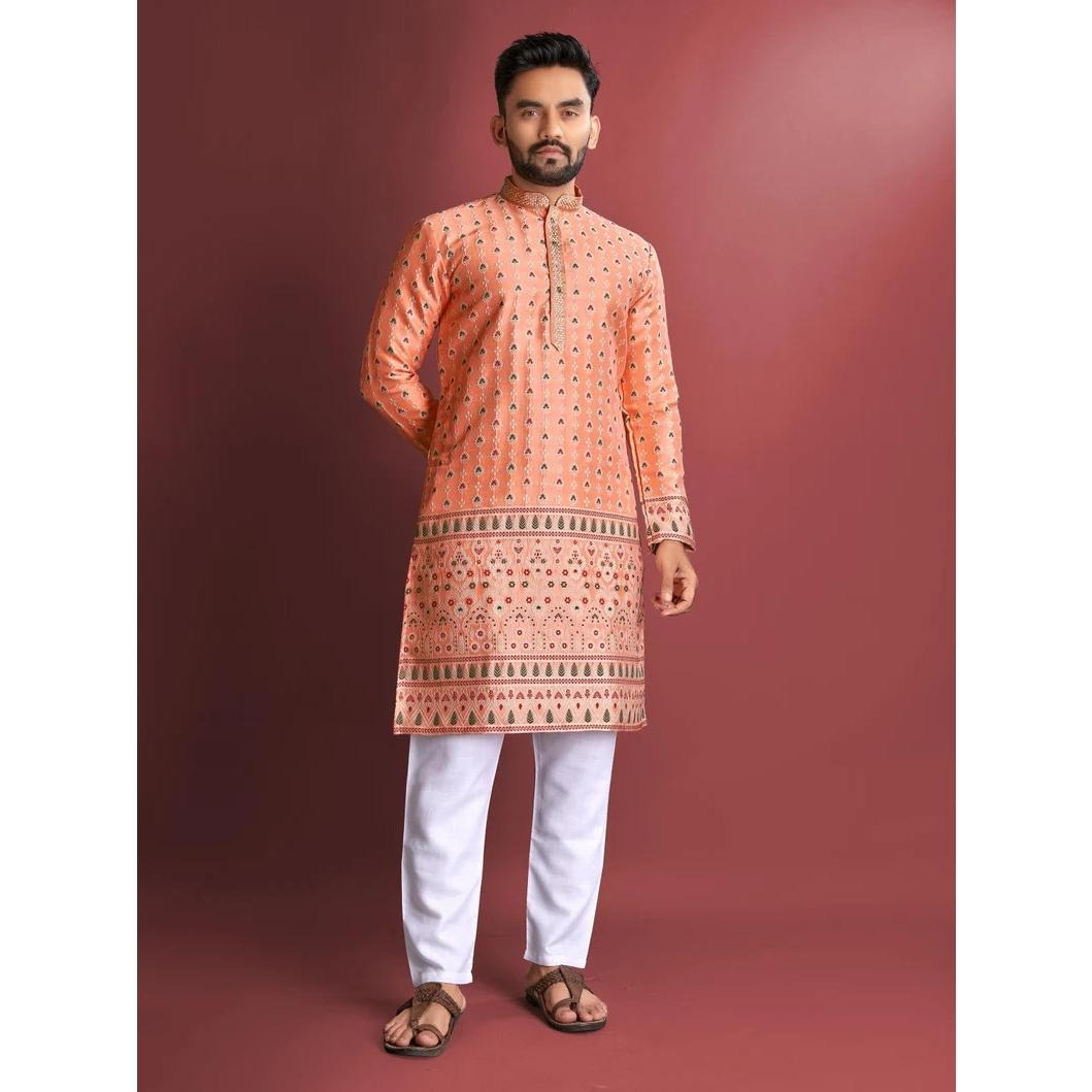 Hommes Kurtta Abaya Thobe arabe palangre musulman Henley caftan à bandes plaine robe chemises hommes musulman caftan 2026 style national