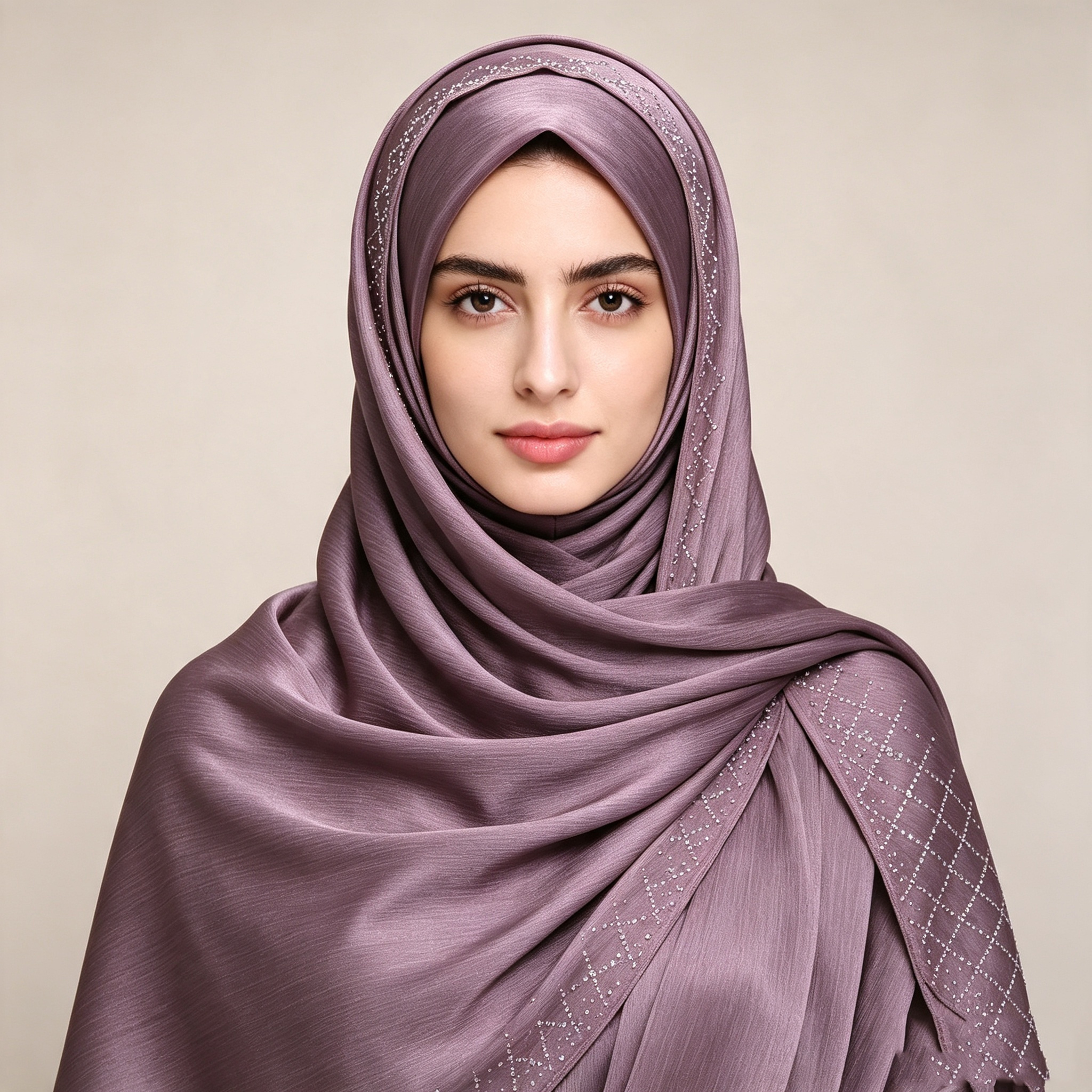 Hijab en satin froissé orné de strass brillants, écharpe de luxe en soie plissée pour femmes, foulard musulman doux et brillant, châle long élégant.