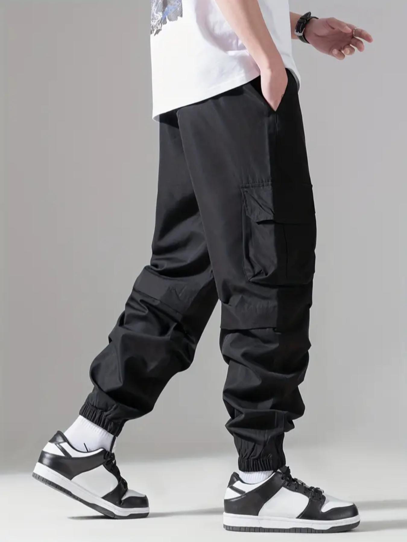 Pantalons pour hommes, pantalons à neuf points, sport décontracté, salopette fine, fitness, course à pied, tissus confortables, simples et polyvalents, à la mode