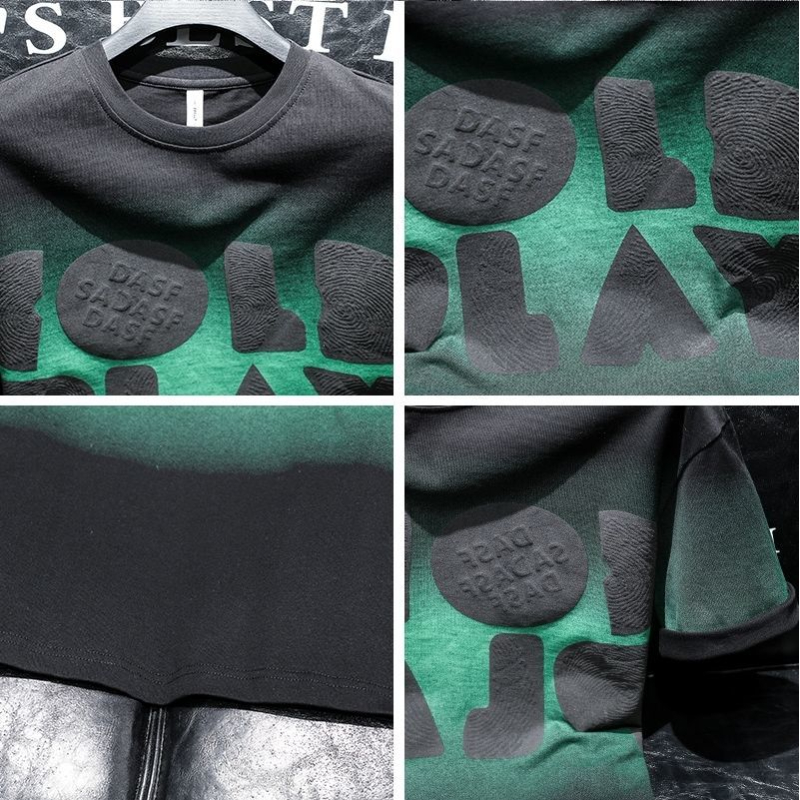 T-shirts pour hommes chemises Alphabet imprimé hauts noir chiné hommes T-shirt vêtements bon marché et haute qualité Harajuku mode vente en gros chaude