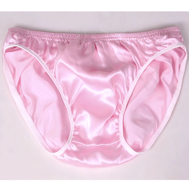 Sous-vêtements 100% soie de mûrier pour hommes, slips sexy à taille basse, doux, respectueux de la peau et soyeux, culotte en soie de haute qualité, grande taille
