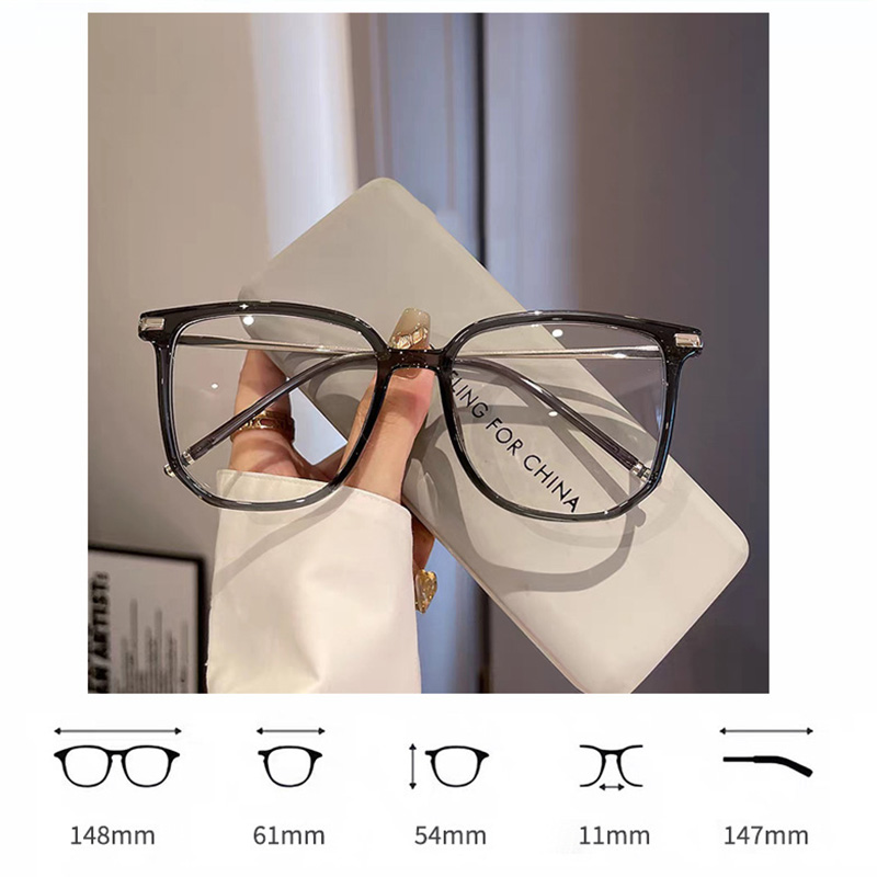 Lunettes de lecture carrées Anti-lumière bleue, à grande monture, pour femmes d'âge moyen et âgées, à fleurs, 5515