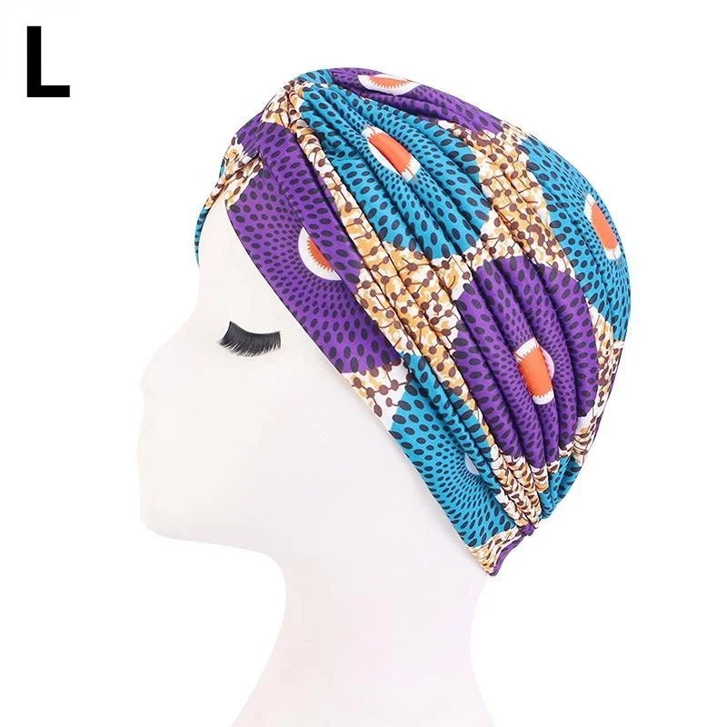 Bonnet et écharpe à volants pour femme, chapeau de chimio, turban rond pour la tête, accessoires contre la perte de cheveux, nœud de fleur imprimé, cancer