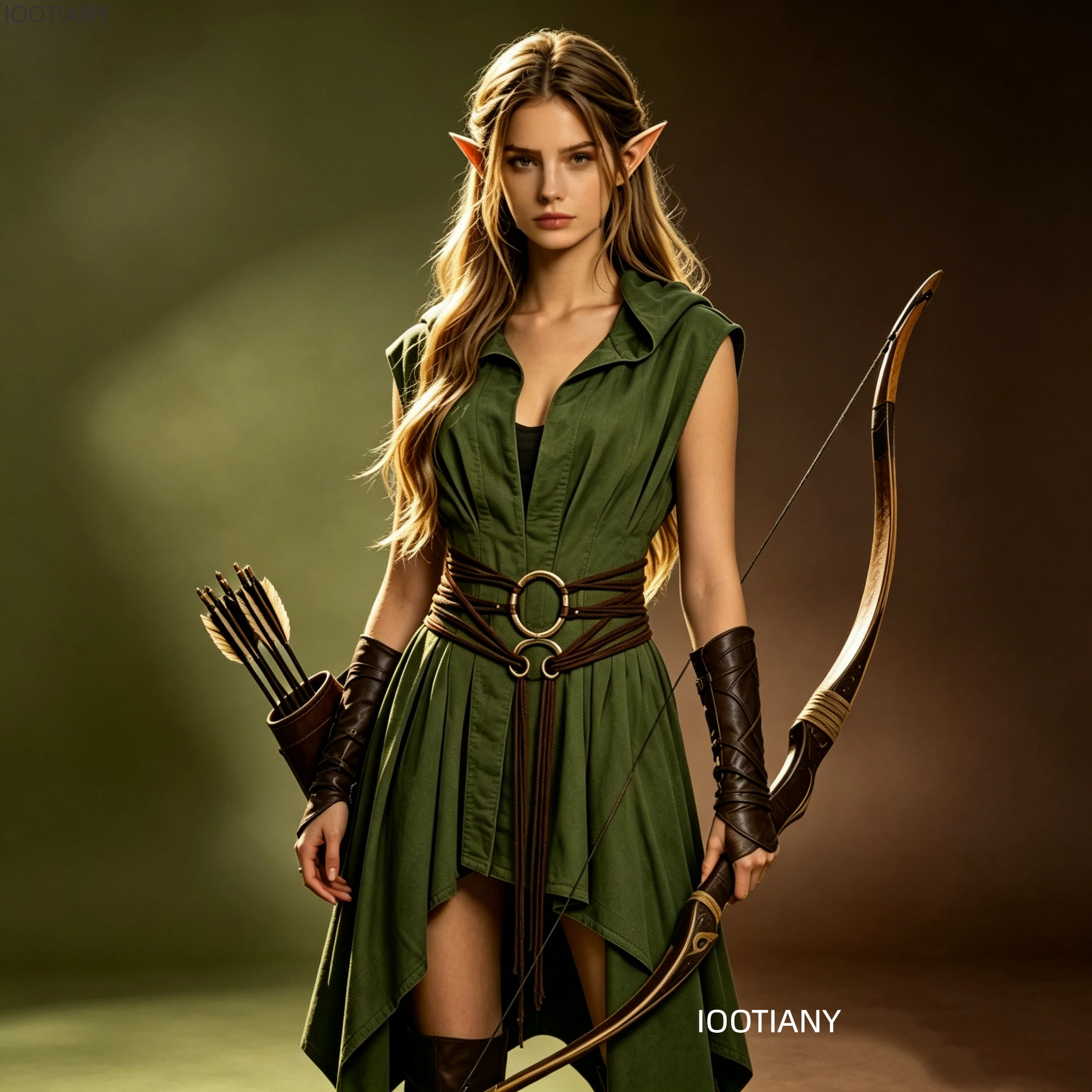 Robe tunique à capuche pour femme, style elfe médiéval, sans manches, ourlet irrégulier, ceinture en corde vintage, tenue de cosplay de chasseur gothique de la Renaissance.