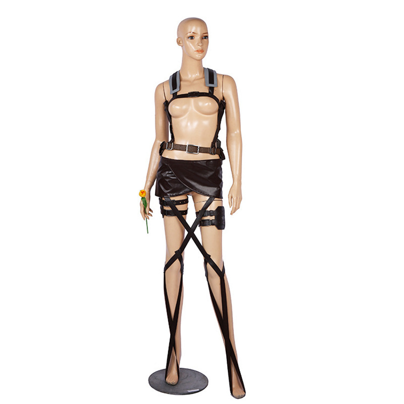 Tenue de cosplay unisexe Anime Scout, uniforme marron avec accessoires de harnais pour le carnaval