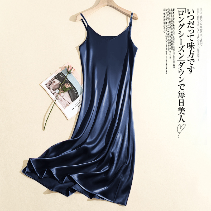 Robe Longue Élégante et Chic en Satin pour Femme, Bretelles Réglables, ixd'Anniversaire, Maxi, Plage, Été 2024
