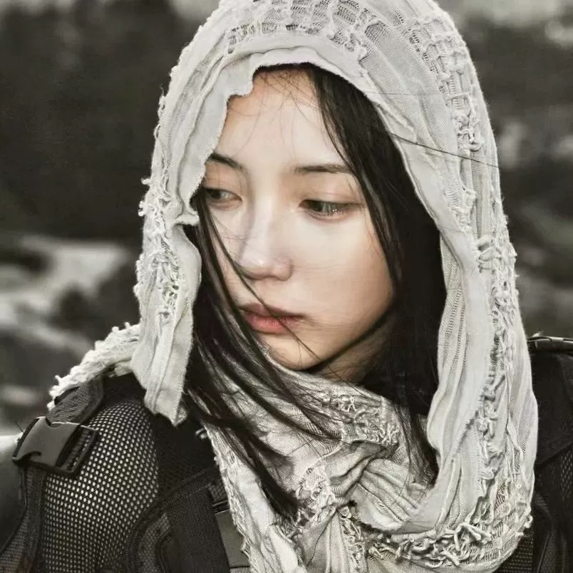 Coton et lin lavé Vintage en détresse Hip Hop Punk écharpe hommes femmes en plein air Techwear décontracté Cosplay châle Y2K Accessoires