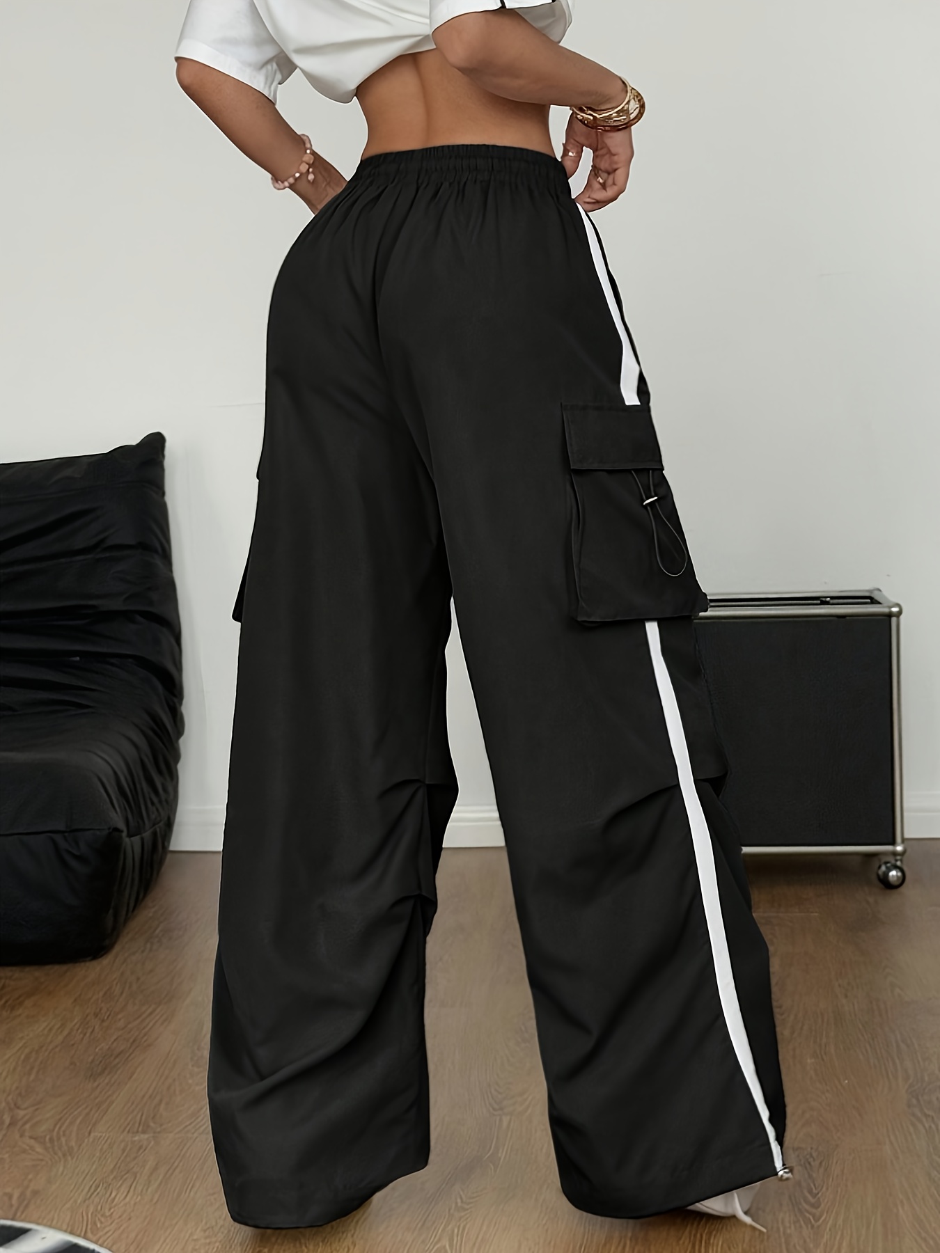 Pantalons longs décontractés pour femmes, vêtements de travail tendance
