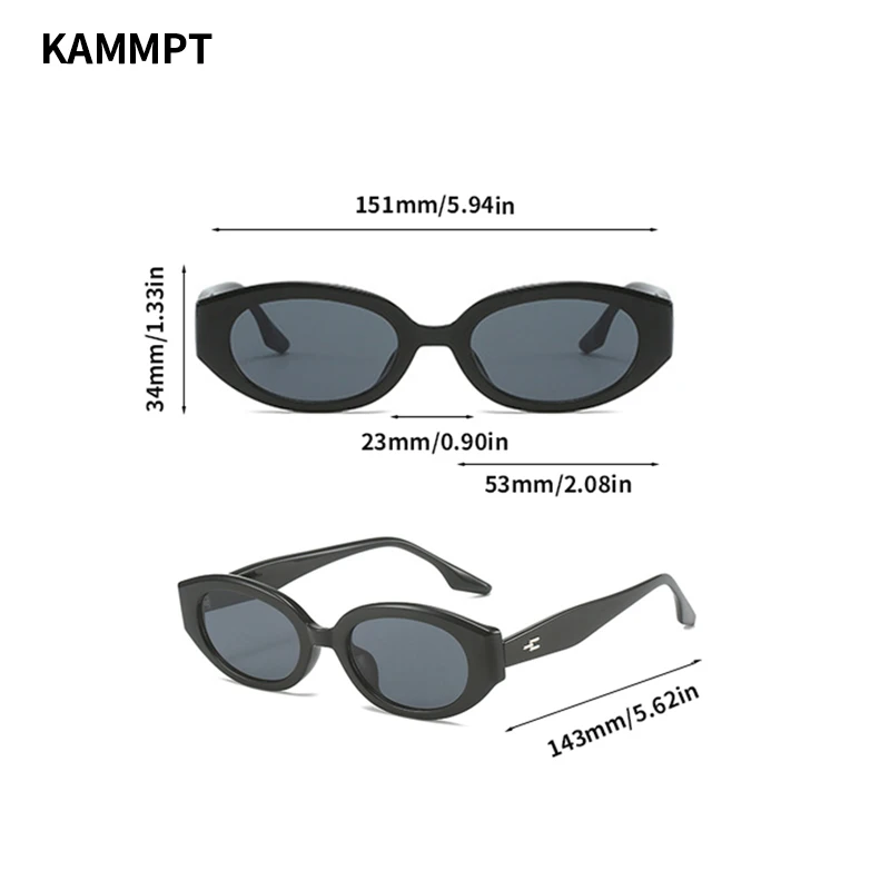 Lunettes de soleil ovales Vintage pour femmes, mode rétro, nouvelle marque de luxe tendance de styliste UV400, lunettes pour dames