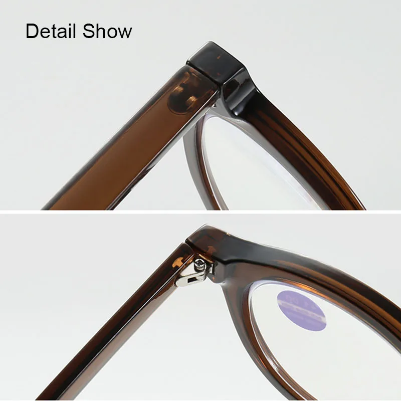 Lunettes de lecture ovales rétro pour femmes et hommes, monture ronde Vintage, lunettes de vue lointaine personnalisées, Anti lumière bleue, presbytie