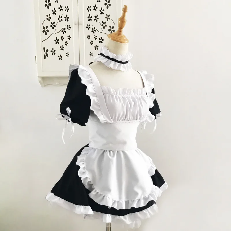 Tenue de demoiselle d'honneur Anime Yosuga no Sora Kasugano Sora, Costumes de Cosplay pour femmes, robe tablier Sexy Meidofuku Lolita
