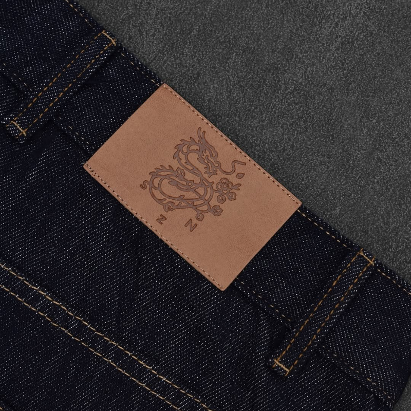 Jeans baggy unisexe hip hop tissés Fromszn, style Y2K rétro, broderie d'art, jeans noirs, Harajuku, patchwork lavé, pantalon large