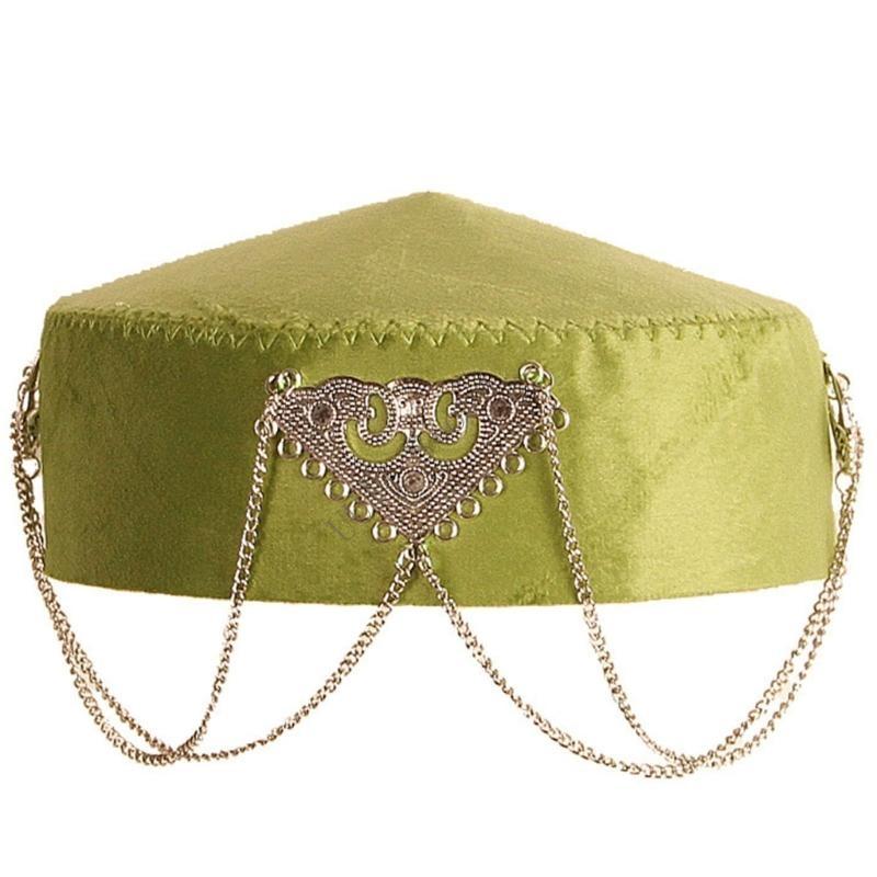 Handcraft kazakh ethnique top chapeau parfait pour les performances des festivals scène