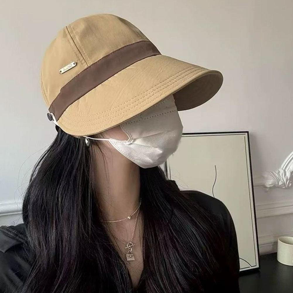 Casquette de pêcheur à séchage rapide pour femmes, pliable, à large bord, protection UV, chapeau de soleil, visières réglables, pour la plage et l'extérieur, été