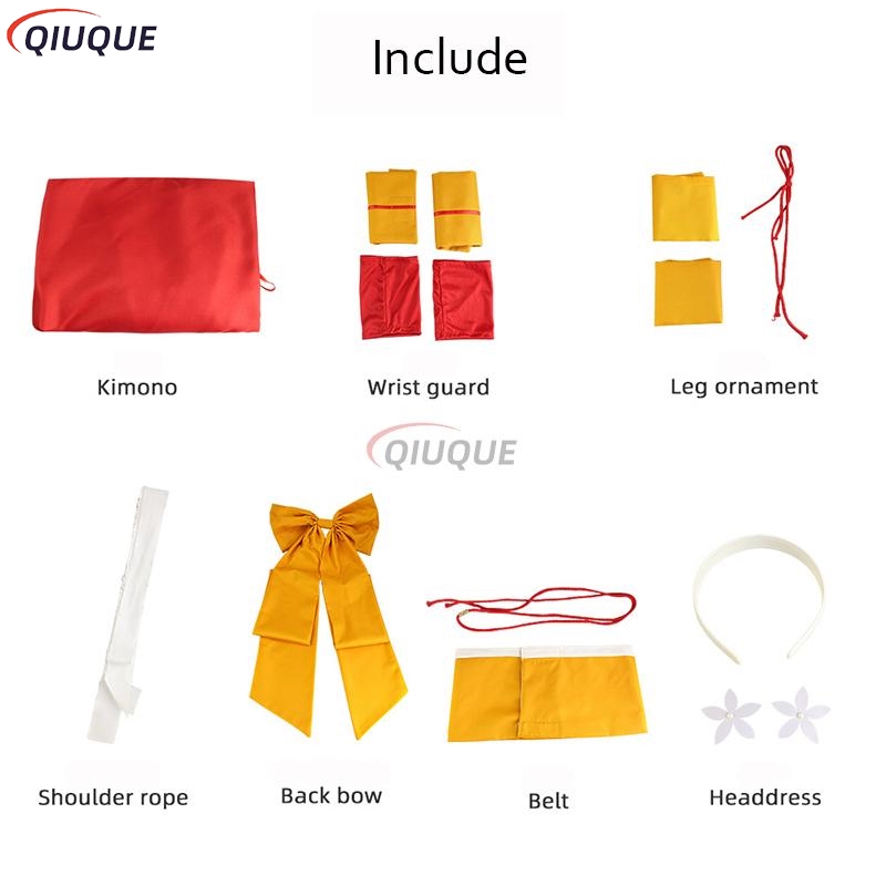 Costume de cosplay Izumi Kyouka avec coiffe, perruque de cosplay Anime BSD, Kimono Yukata pour femmes, tenue de carnaval d'Halloween
